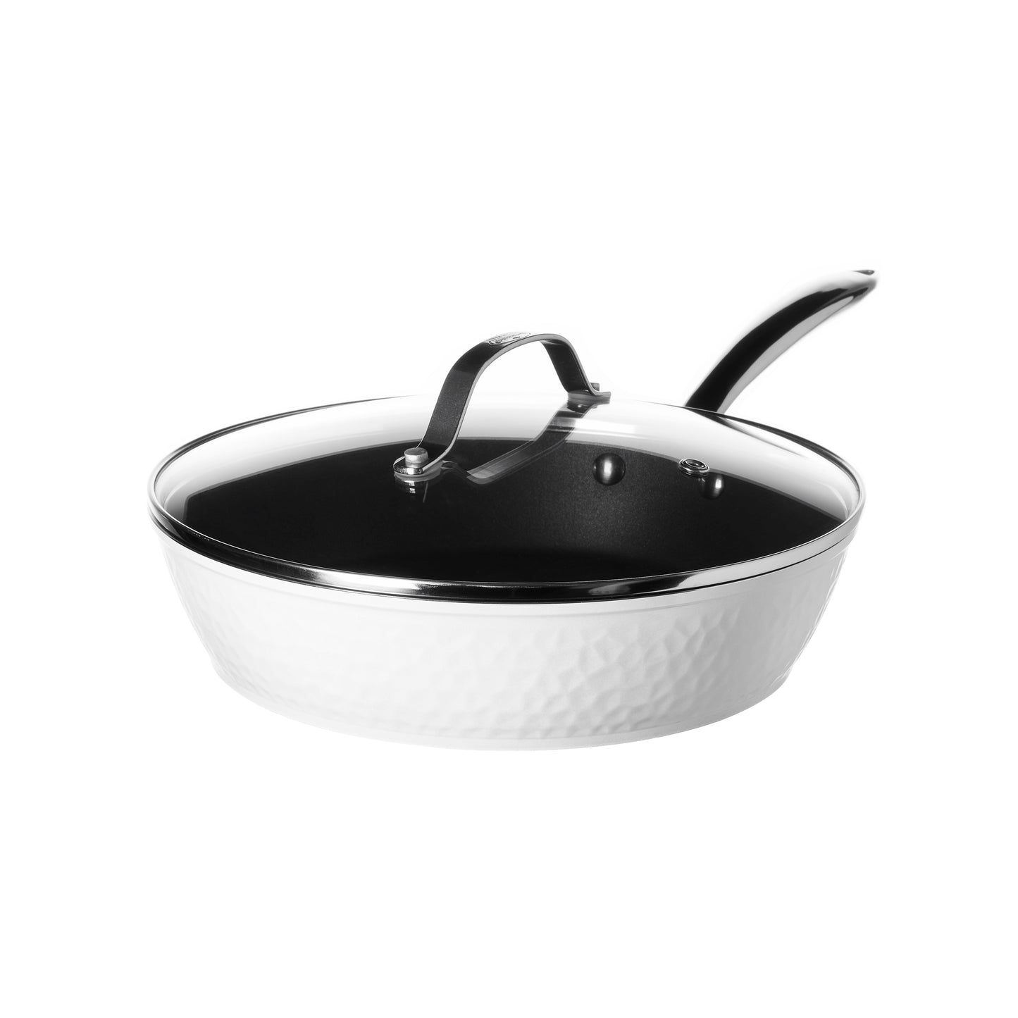 OSQI 14” Frying Pan with Lid, Large Non stick Frying Pan for