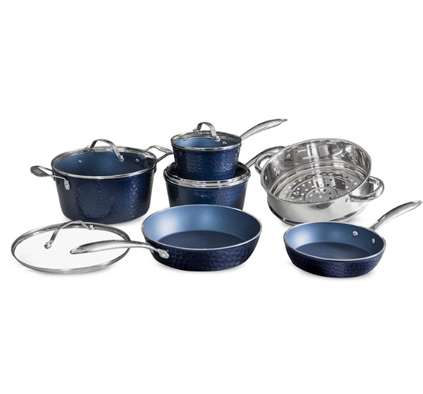 Serenelife Kitchenware Pots & Pans Basic Kitchen Cookware , One size, Blue